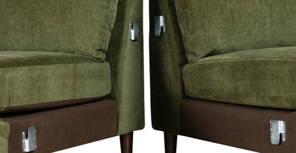 Divano componibile Lucerne con chaise longue extra-large rivolto a sinistra