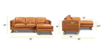 Divano componibile Cadiz rivolto a destra