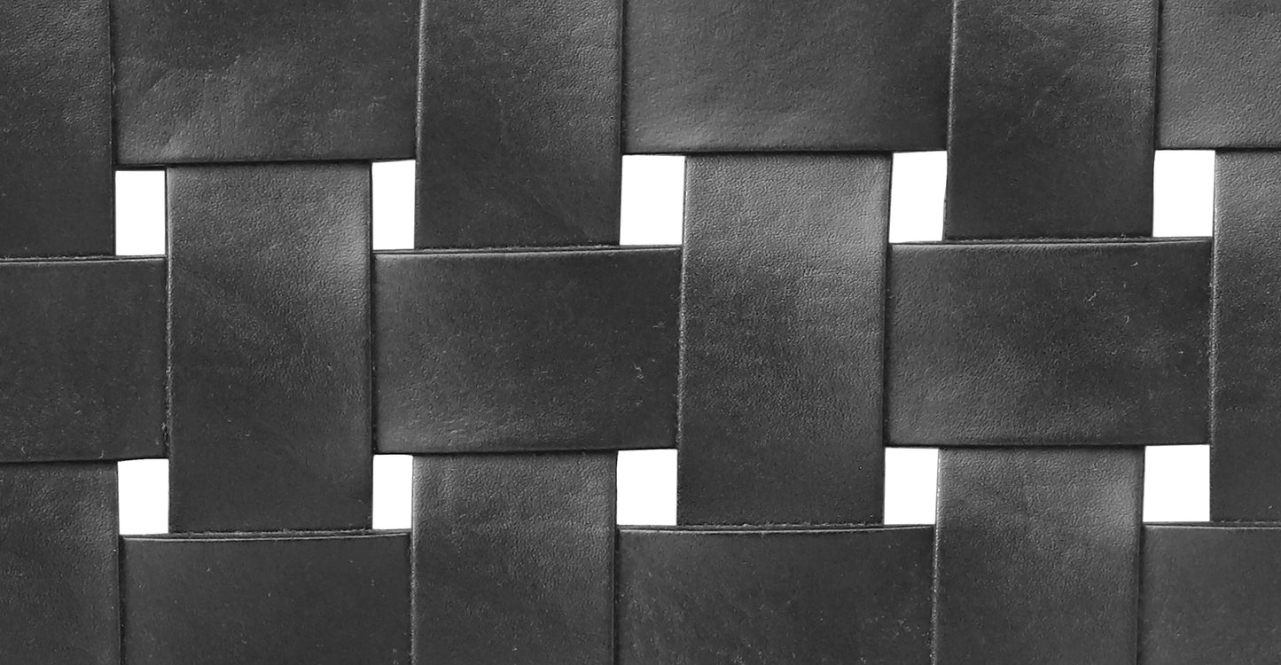 Sedia da pranzo Banda in teak e pelle