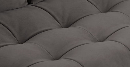 Divano da appartamento in velluto Napa 72