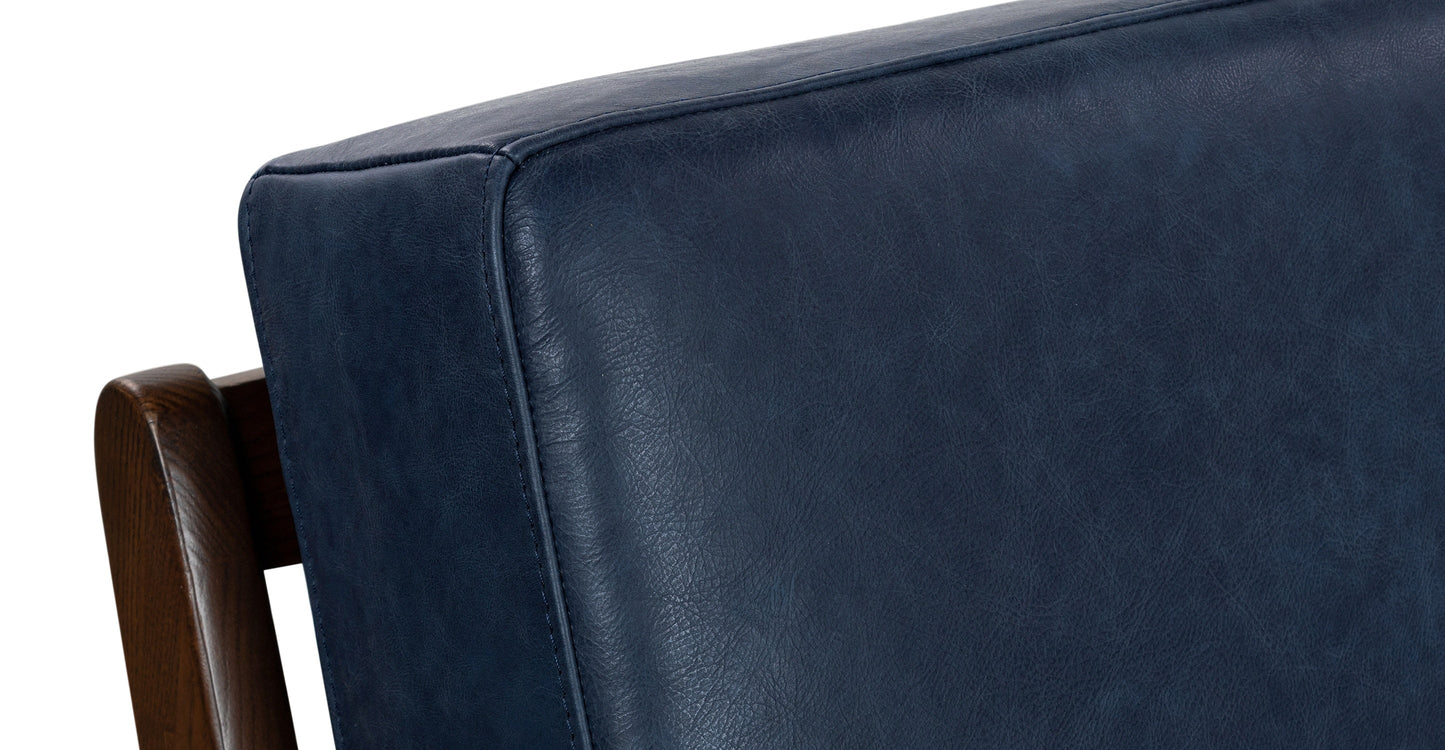 Poltrona in pelle Verity