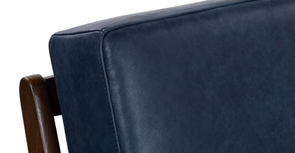 Poltrona in pelle Verity