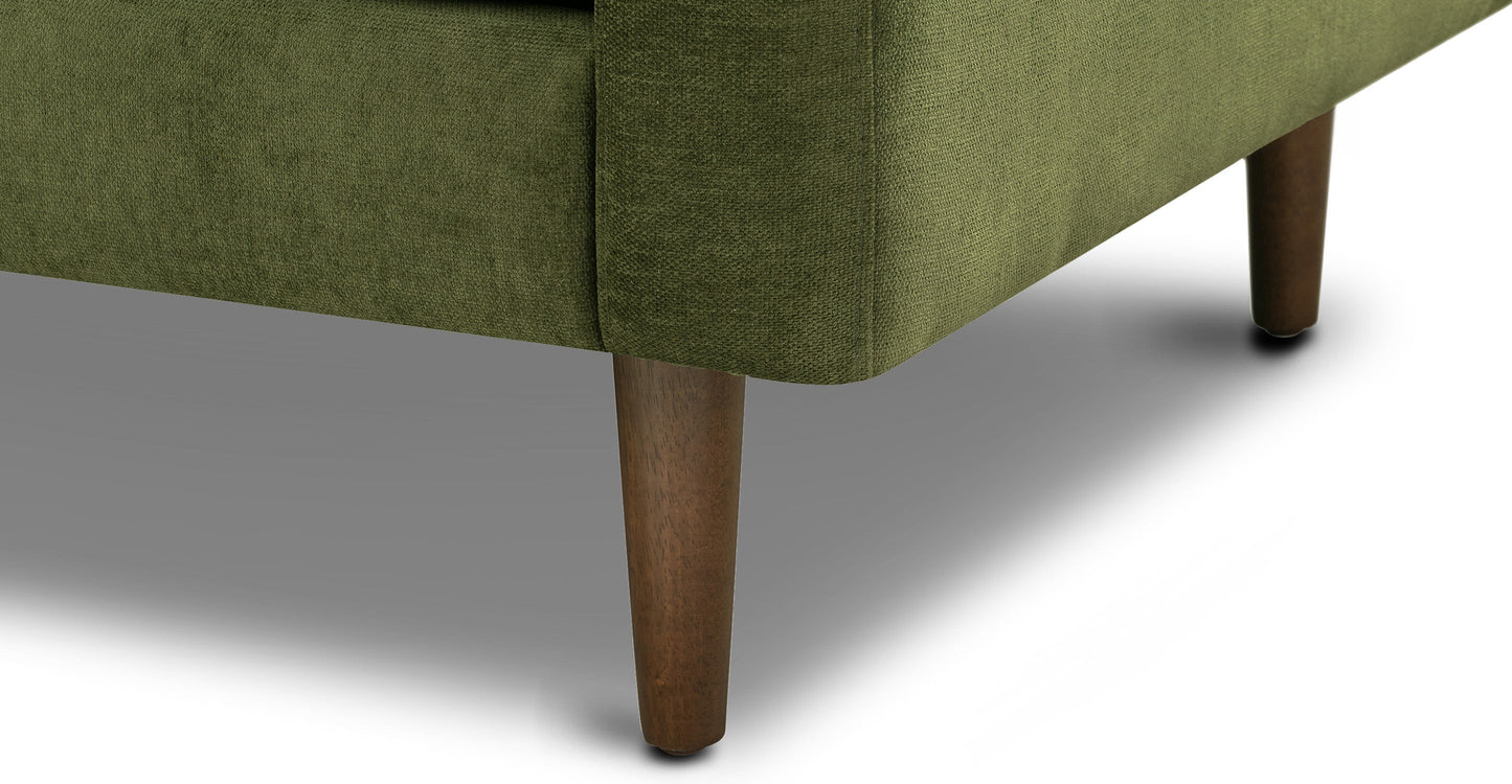 Poltrona in velluto Napa