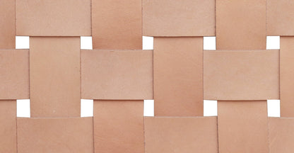 Sgabello da bar Banda in teak e pelle