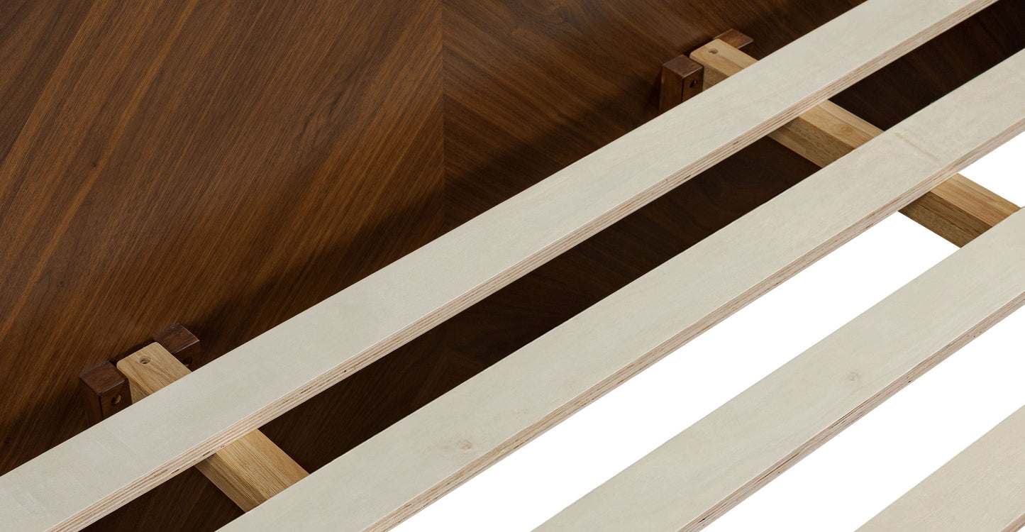 Letto basso Amalfi con comodini