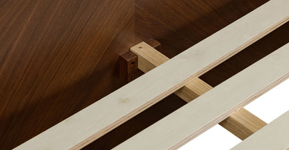 Letto basso Amalfi con comodini