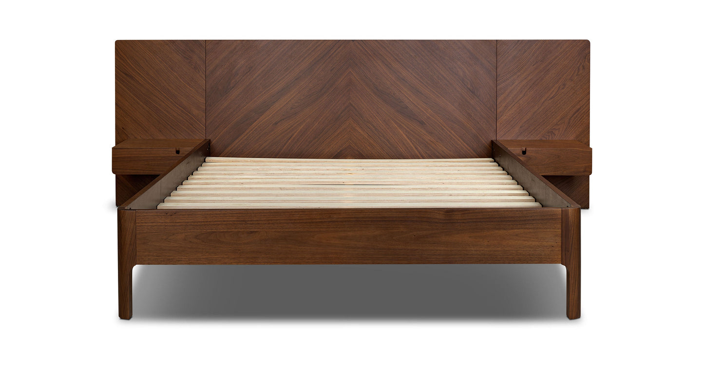 Letto basso Amalfi con comodini