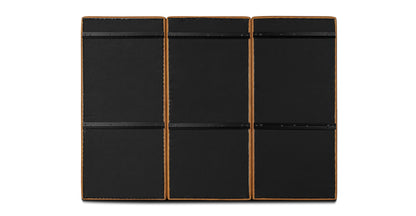 Testiera del letto in pelle Napa