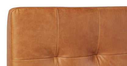 Testiera del letto in pelle Napa
