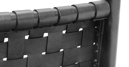 Sgabello da bar Banda in teak e pelle