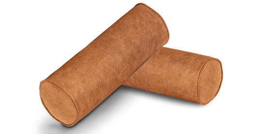 Set di cuscini in pelle nappa