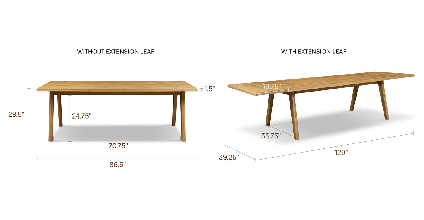 Tavolo da pranzo allungabile Savannah (86-126)