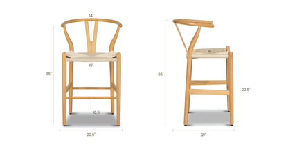 Sgabello da bar Weave