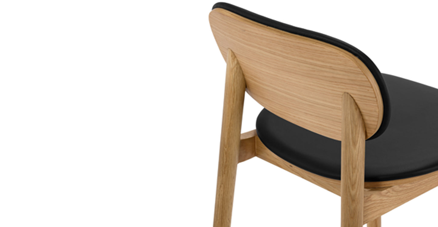 Sgabello da bar in pelle Bonato