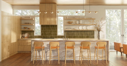 Sgabello da bar in pelle Bonato