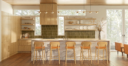 Sgabello da bar in pelle Bonato