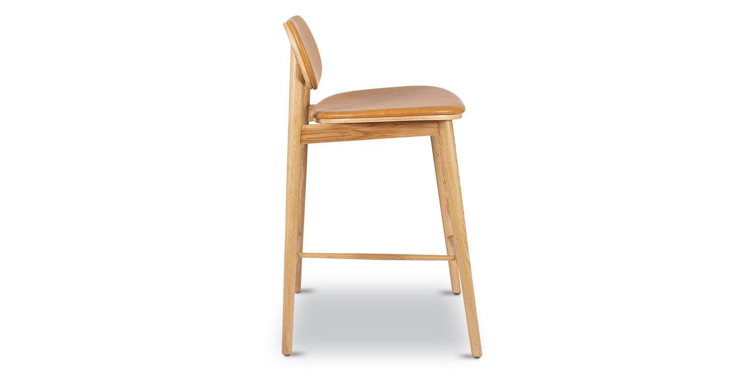 Sgabello da bar in pelle Bonato