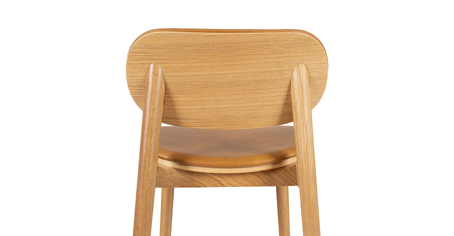 Sgabello da bar in pelle Bonato