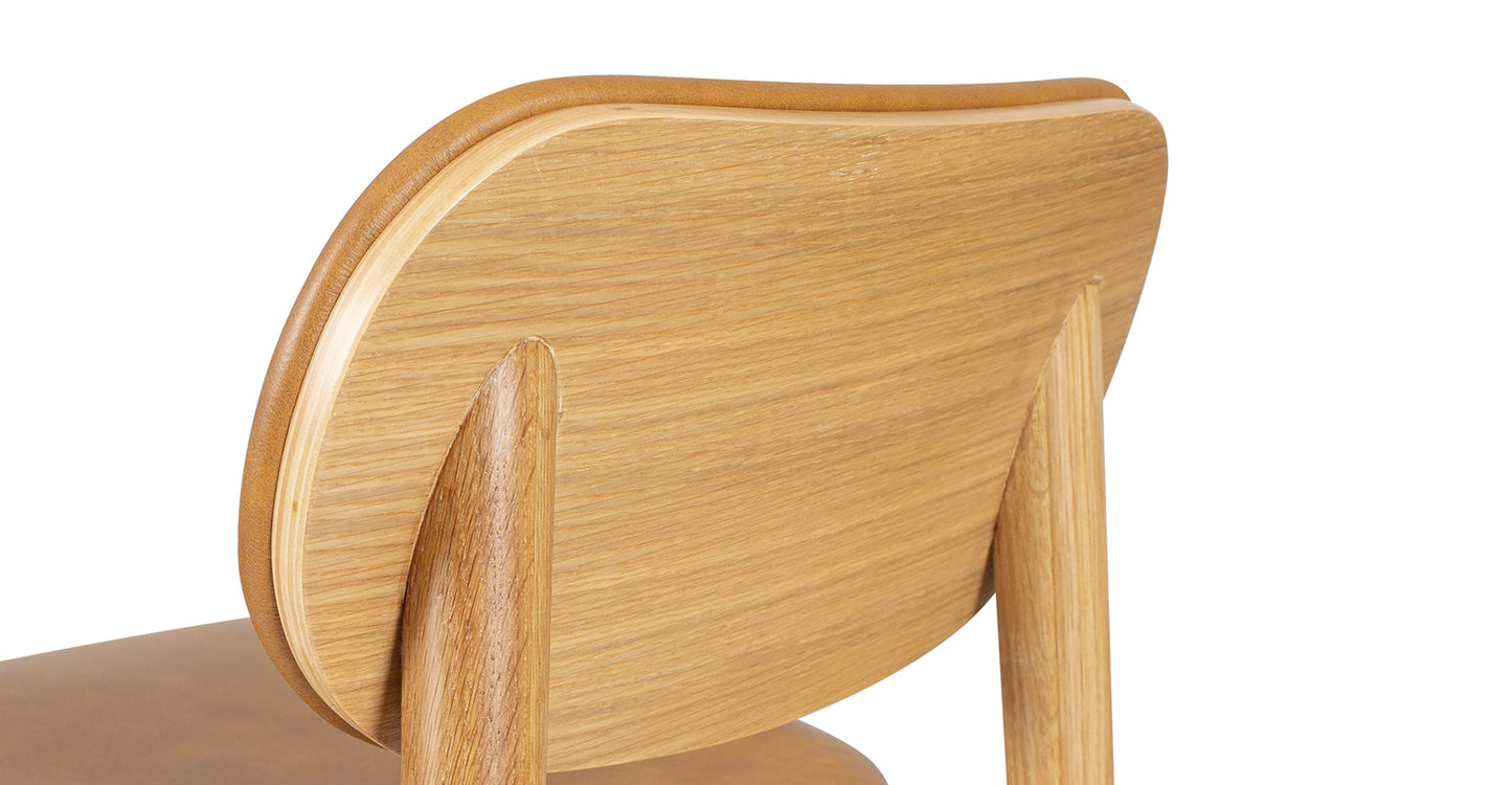 Sgabello da bar in pelle Bonato