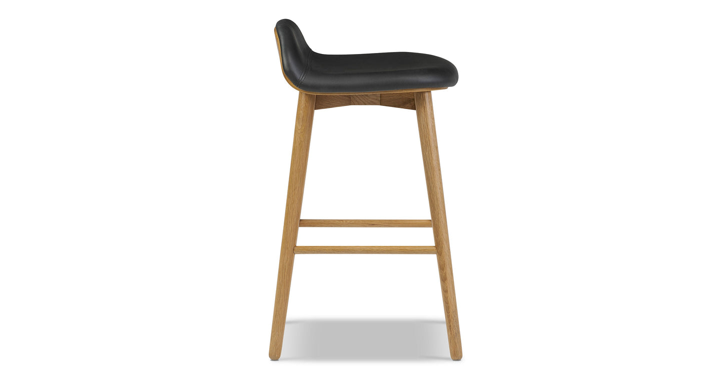 Sgabello da bar in pelle Notello