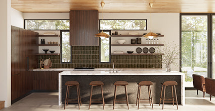 Sgabello da bar in pelle Notello