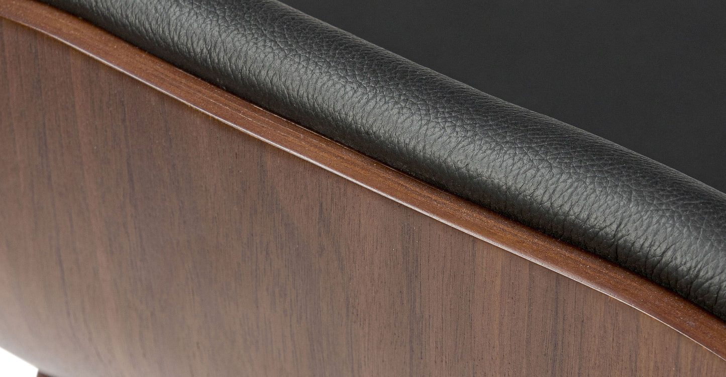 Sgabello da bar in pelle Notello