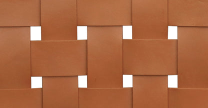 Sedia da pranzo Banda in teak e pelle