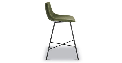 Sgabello da bar in velluto Paxton da 24"