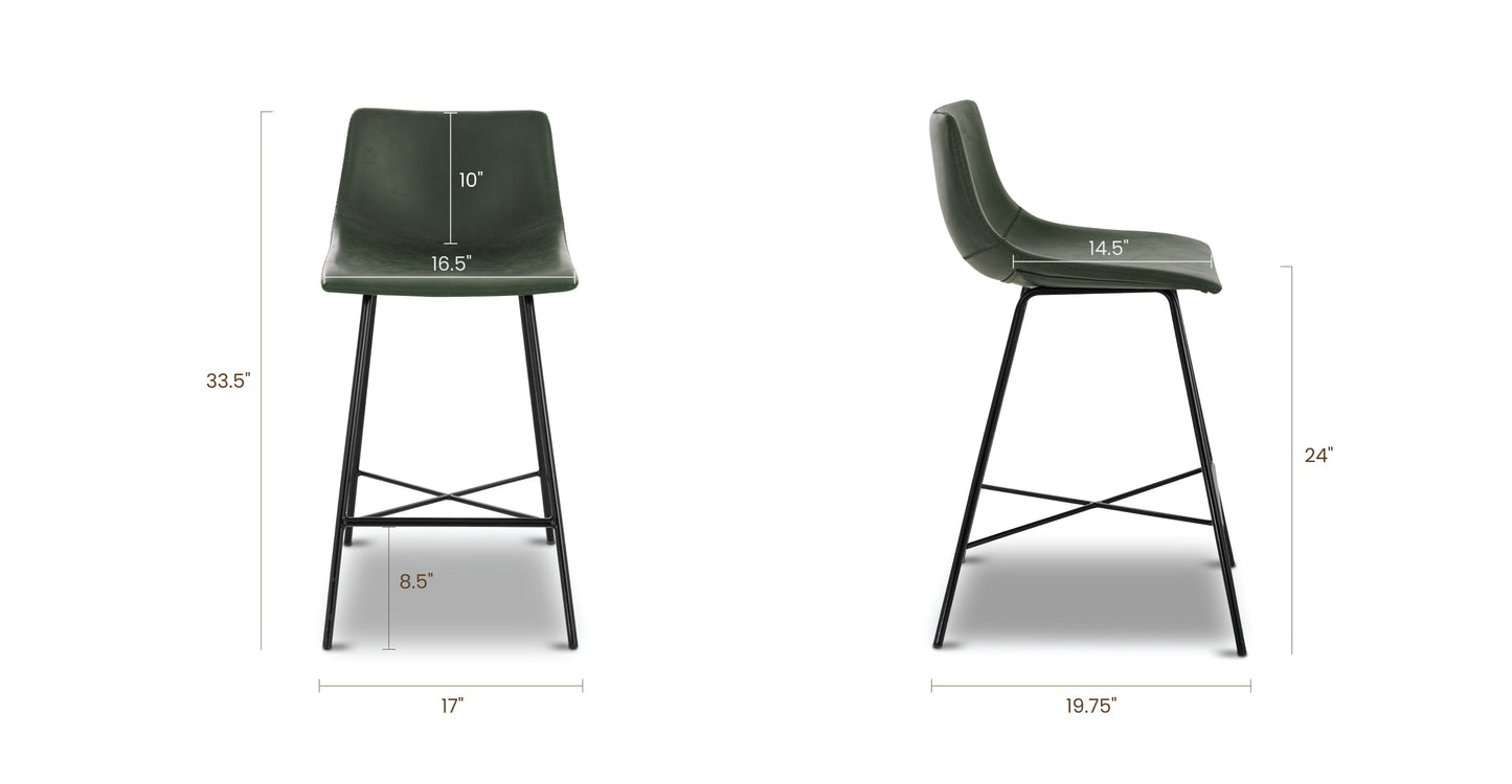 Sgabello da bar Paxton da 24"