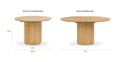 Tavolo da pranzo allungabile Ronda (43-59)