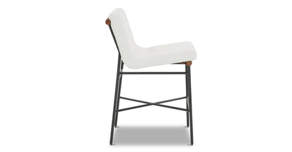 Sgabello da bar in tessuto Boswin 24