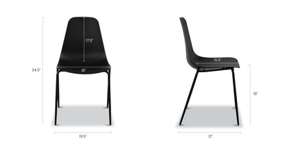 Sedia da pranzo impilabile Isla