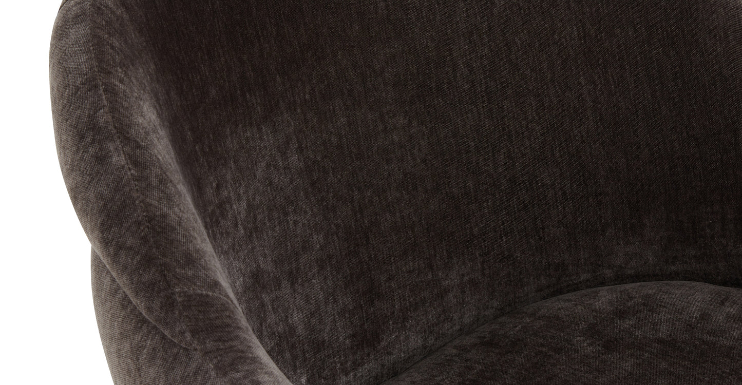 Sedia da pranzo in tessuto Como