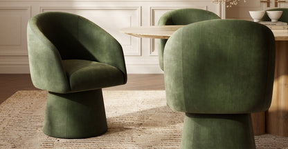 Sedia da pranzo girevole Malone