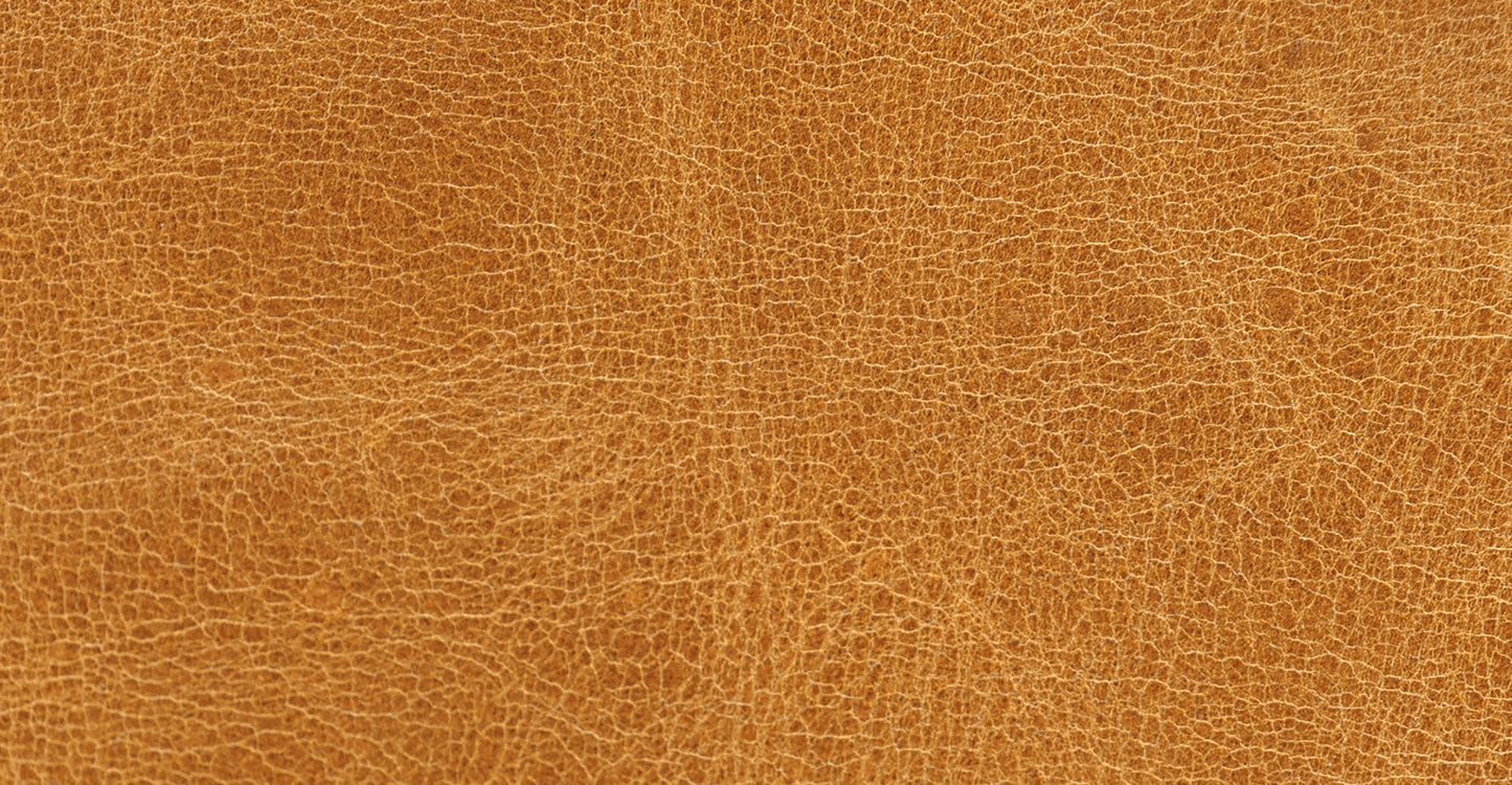 Sgabello girevole in pelle Bassano