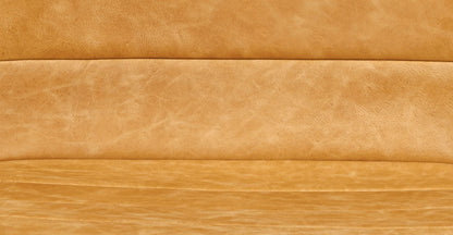 Sgabello girevole in pelle Bassano