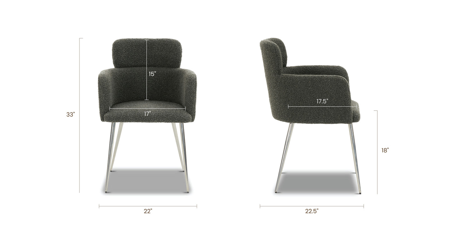 Poltrona da pranzo Atlas