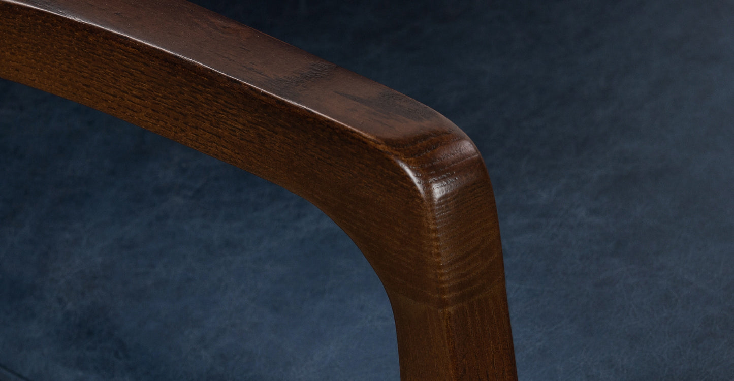 Poltrona in pelle Verity