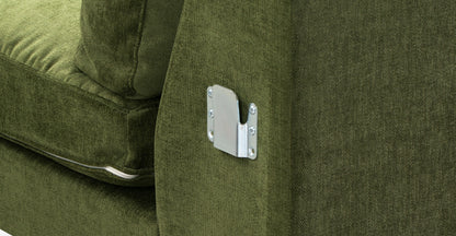 Divano componibile in velluto Napa rivolto a sinistra