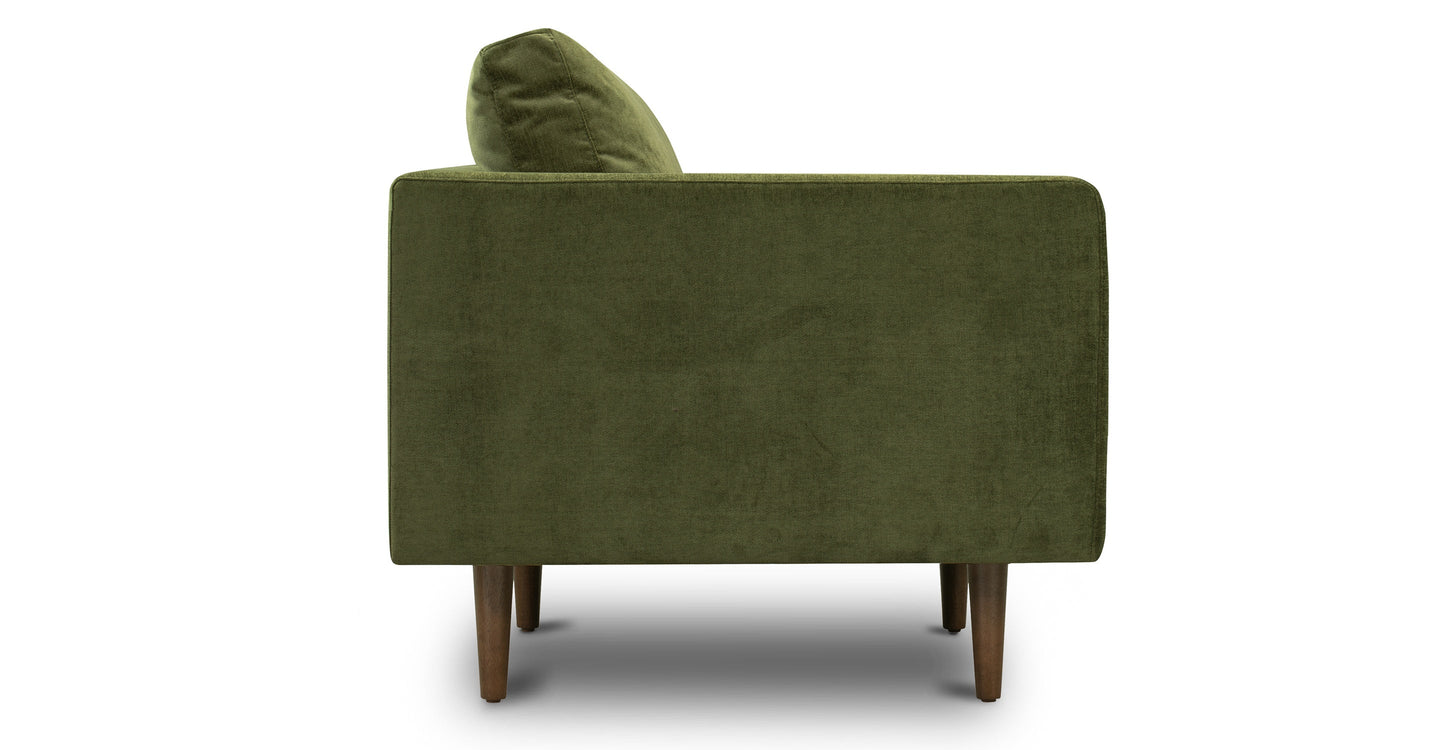 Poltrona in velluto Napa