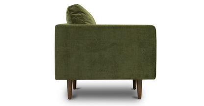 Poltrona in velluto Napa