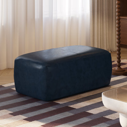 Pouf in pelle Denver