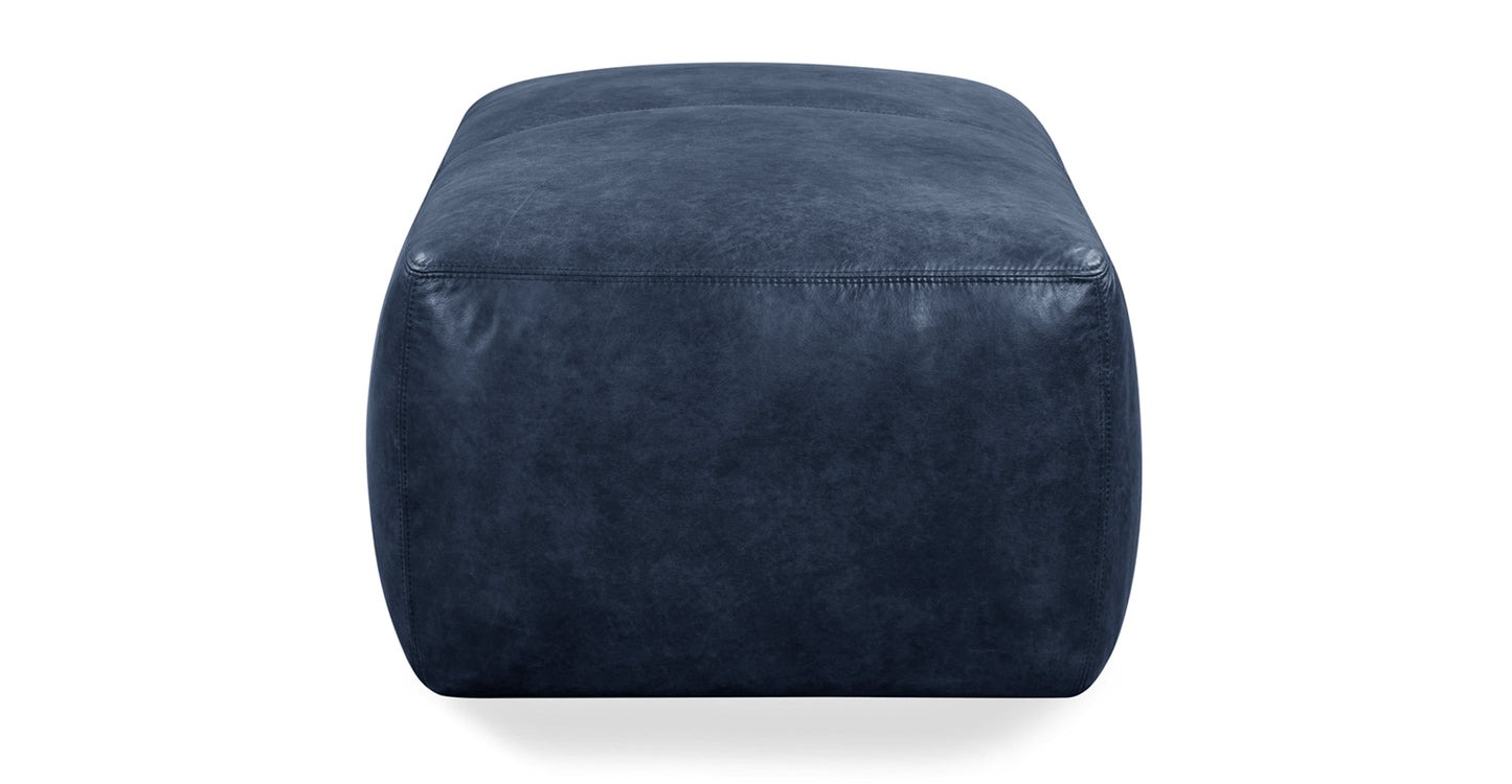 Pouf in pelle Denver