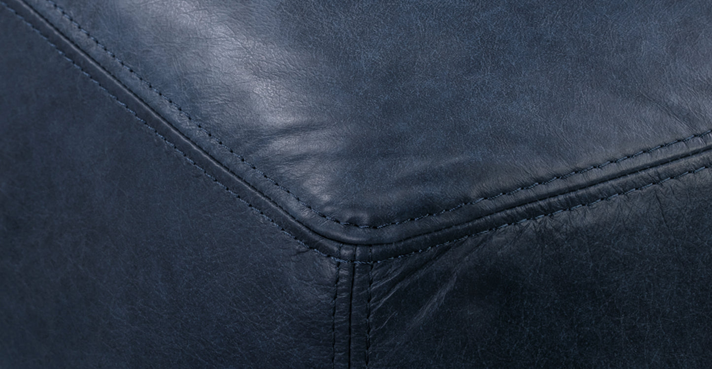 Pouf in pelle Denver