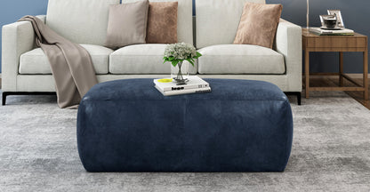 Pouf in pelle Denver