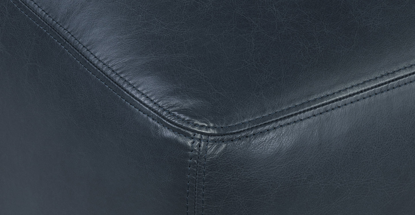 Pouf in pelle Denver