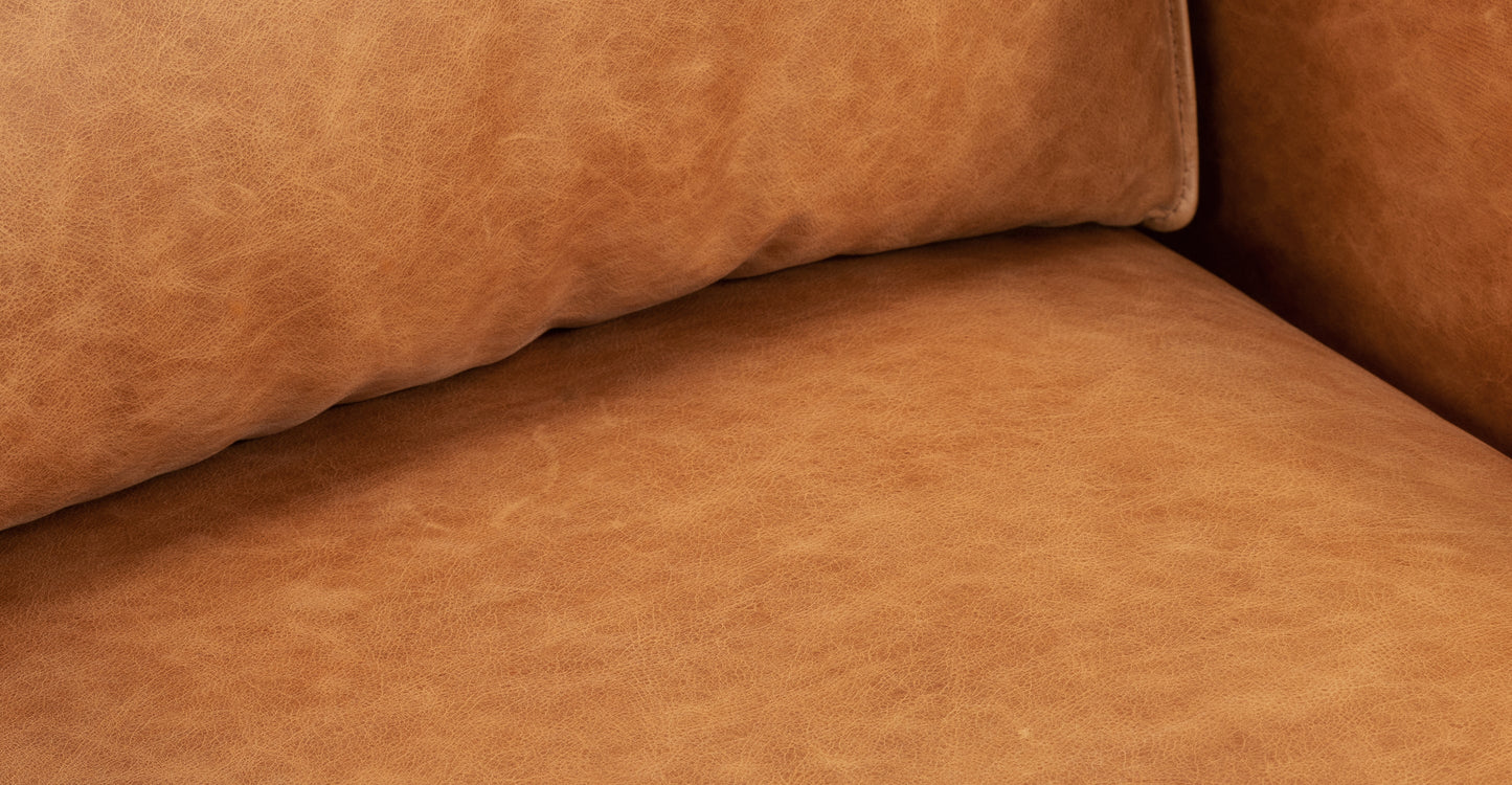 Poltrona in pelle Mateo