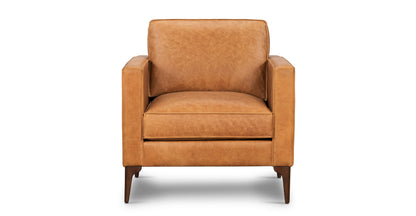 Poltrona in pelle Mateo