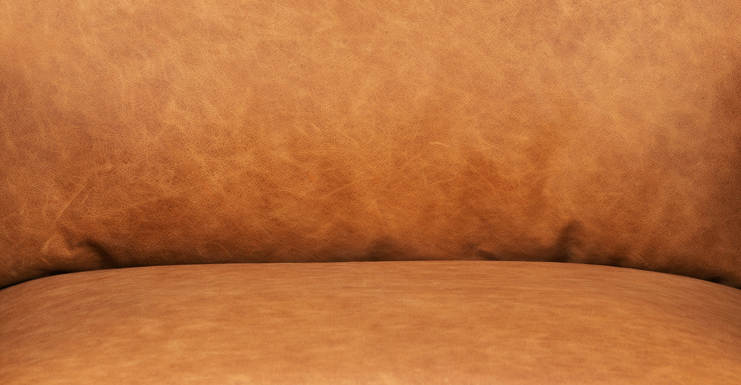 Poltrona in pelle Mateo