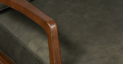 Poltrona in pelle Verity